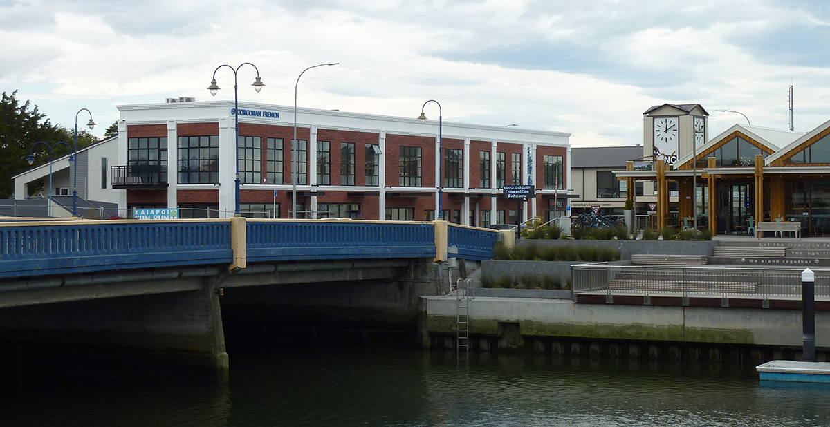 137 Williams Street across the Kaiapoi River